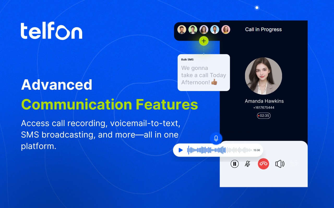 Telfon: Virtual Phone System chrome谷歌浏览器插件_扩展第5张截图