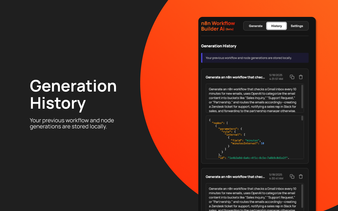 n8n Workflow Builder Ai (Beta) chrome谷歌浏览器插件_扩展第2张截图