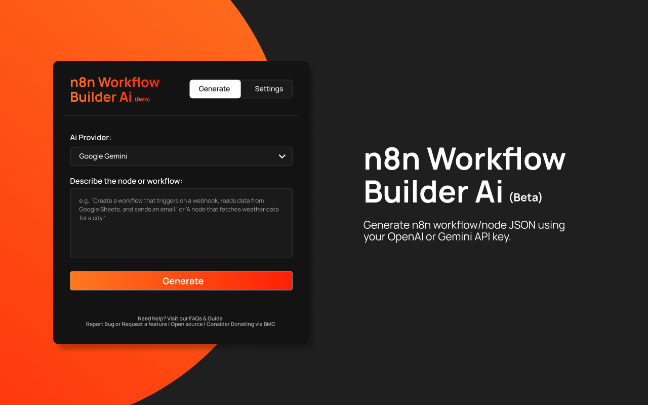 n8n Workflow Builder Ai (Beta) chrome谷歌浏览器插件_扩展第3张截图