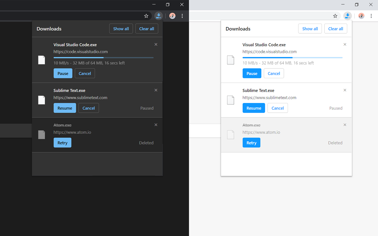 Downloads Pro chrome谷歌浏览器插件_扩展第3张截图