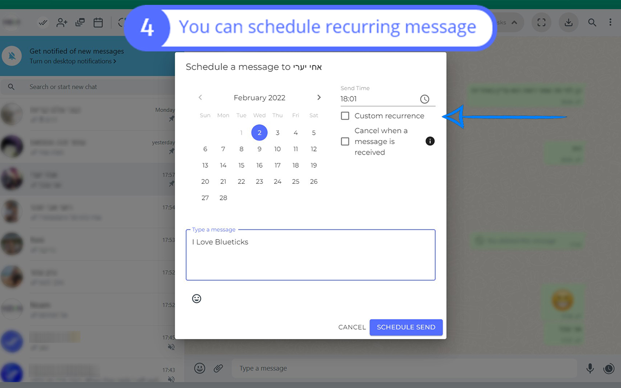 Blueticks: The Ultimate WhatsApp Tool for Productivity chrome谷歌浏览器插件_扩展第1张截图