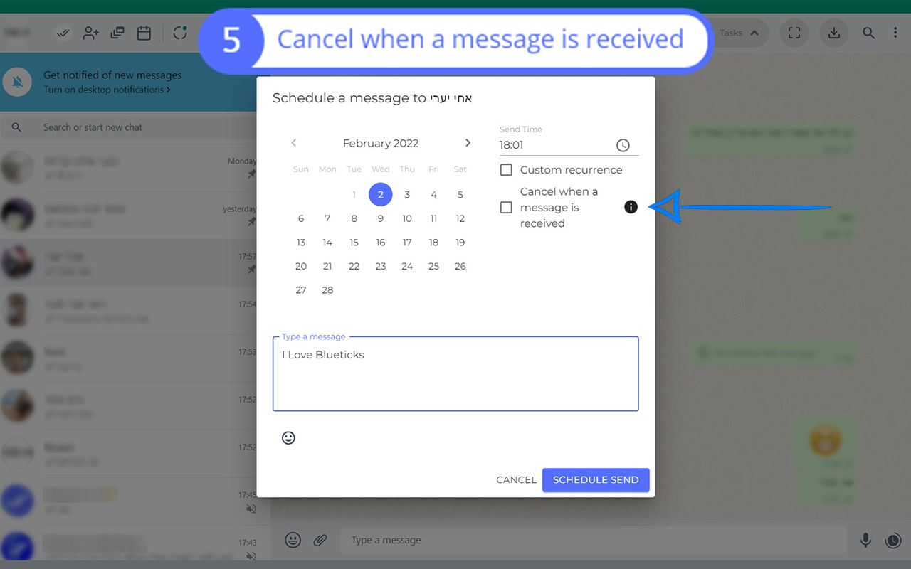 Blueticks: The Ultimate WhatsApp Tool for Productivity chrome谷歌浏览器插件_扩展第2张截图