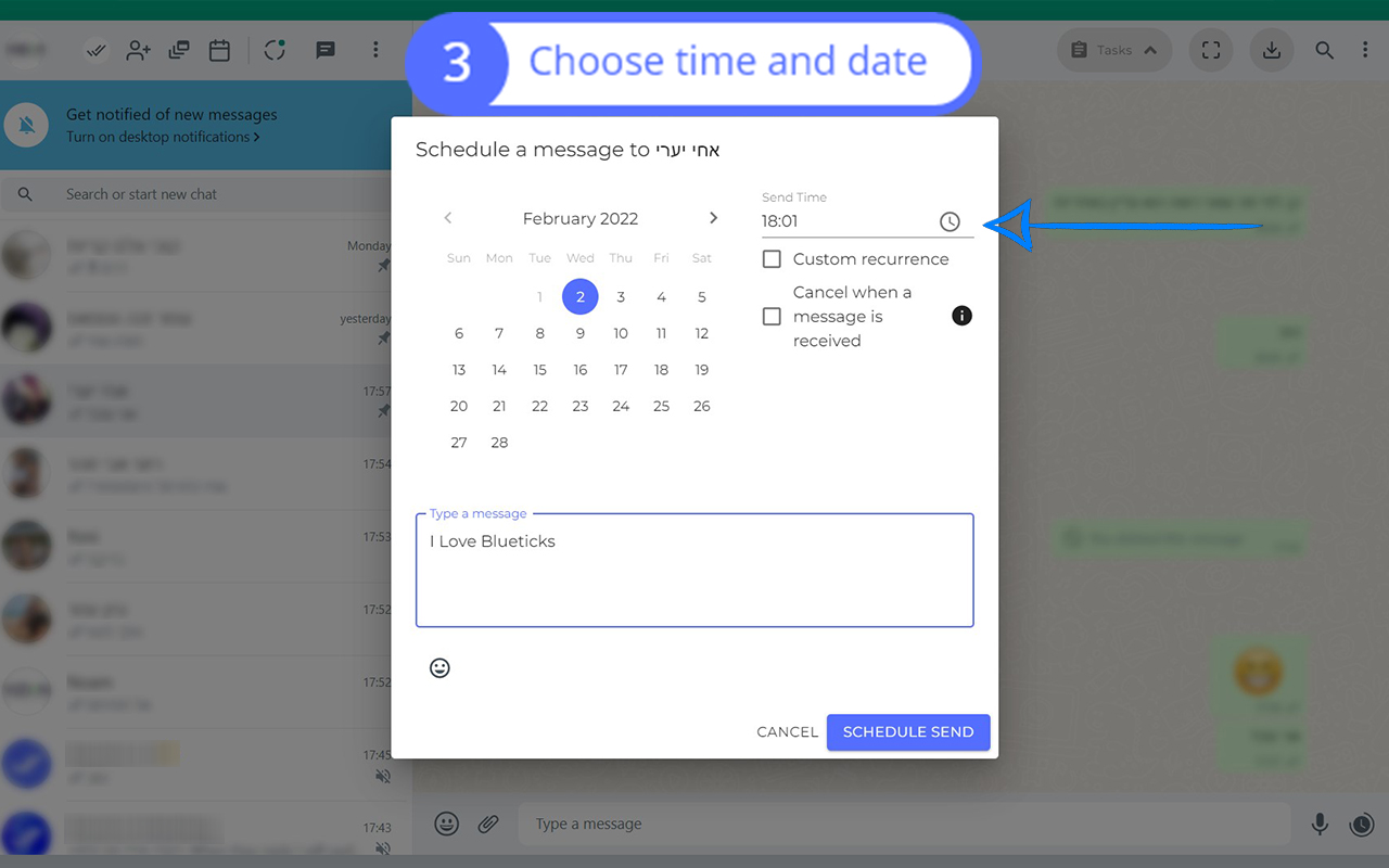 Blueticks: The Ultimate WhatsApp Tool for Productivity chrome谷歌浏览器插件_扩展第4张截图