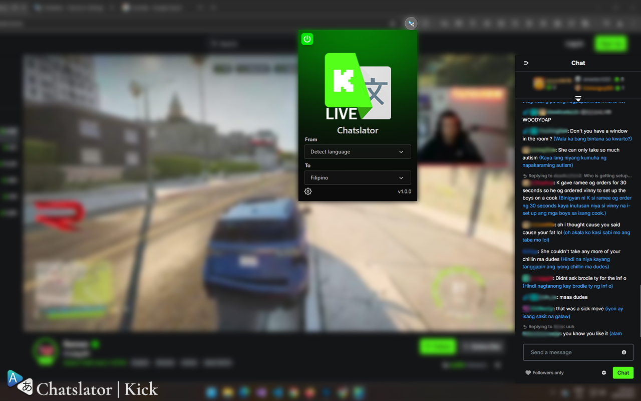 Chatslator: Livestream Chat Translator chrome谷歌浏览器插件_扩展第1张截图