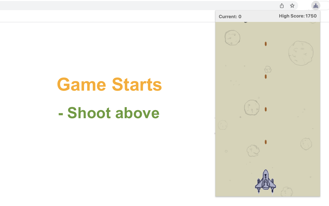 Space Fighter Game chrome谷歌浏览器插件_扩展第3张截图