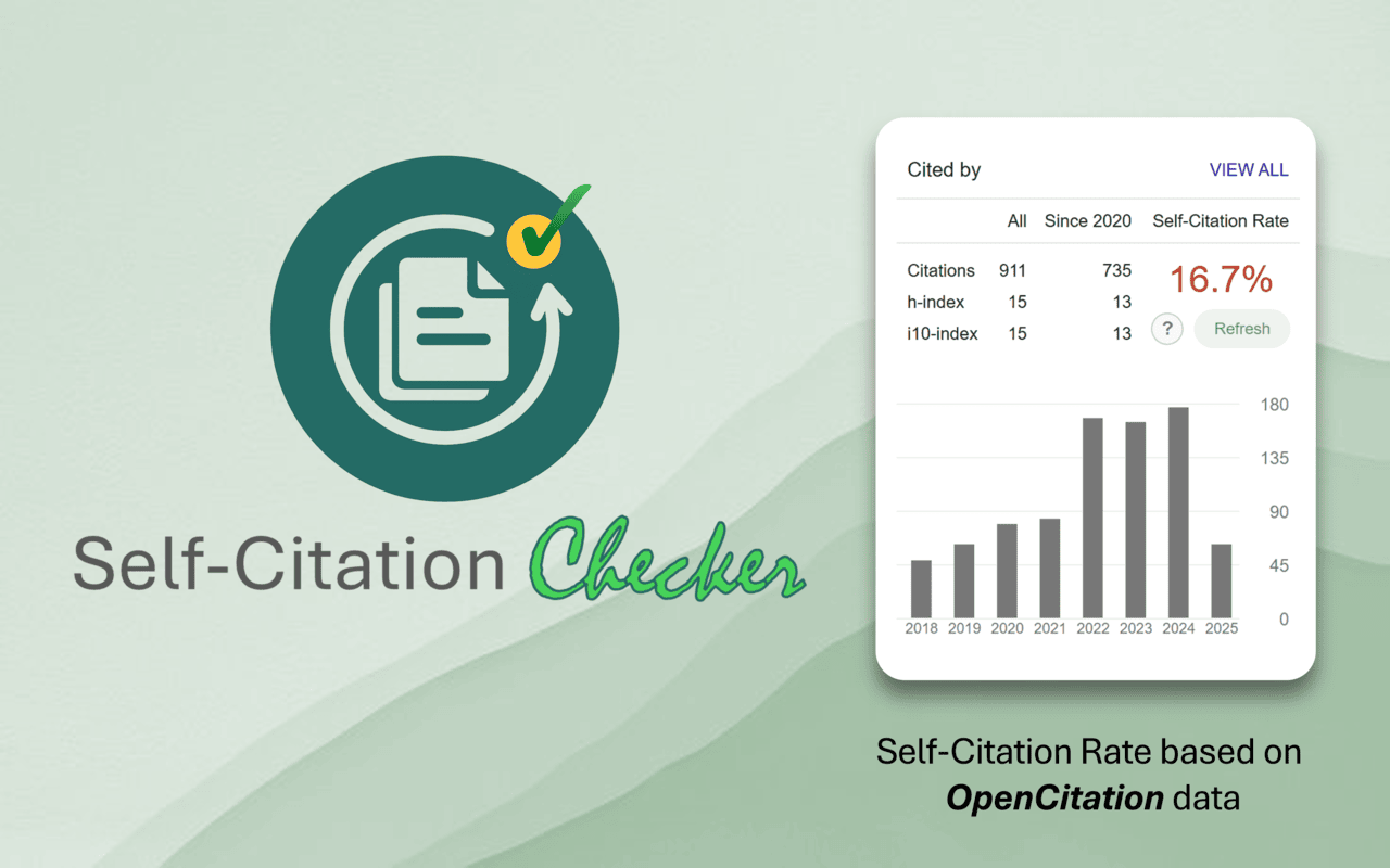 Self-Citations Checker chrome谷歌浏览器插件_扩展第1张截图
