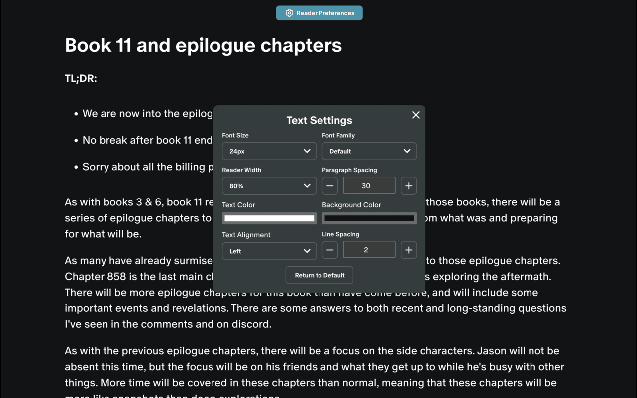 Readeon: A Patreon Reading Extension chrome谷歌浏览器插件_扩展第3张截图