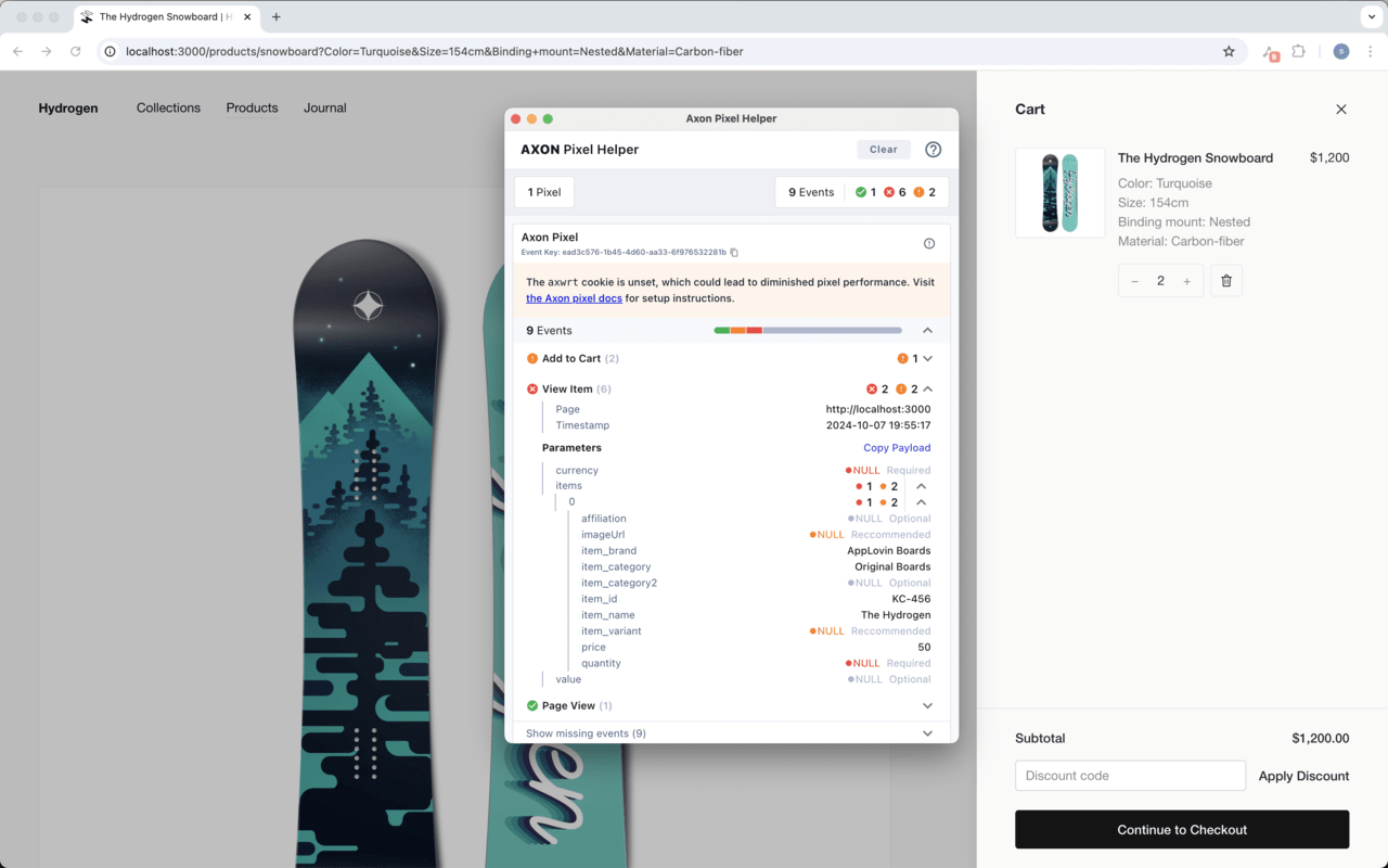 AXON Pixel Helper chrome谷歌浏览器插件_扩展第1张截图