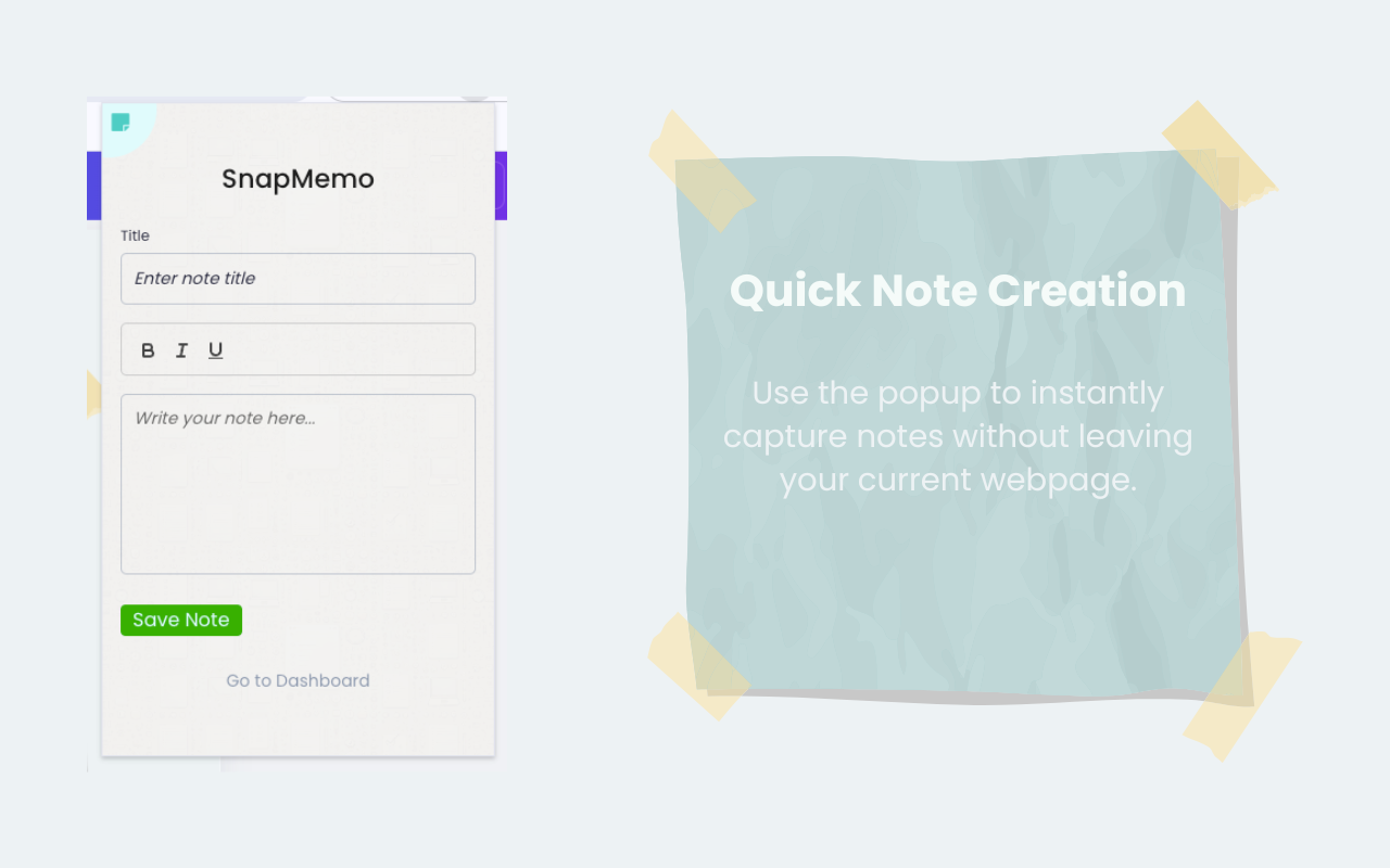 SnapMemo - Quick Note-Taking chrome谷歌浏览器插件_扩展第5张截图