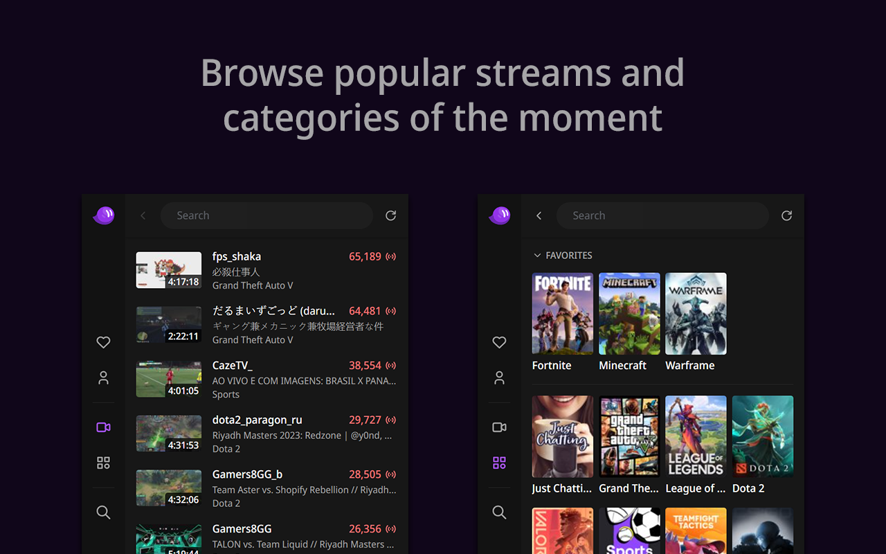 Gumbo: Twitch Companion chrome谷歌浏览器插件_扩展第3张截图
