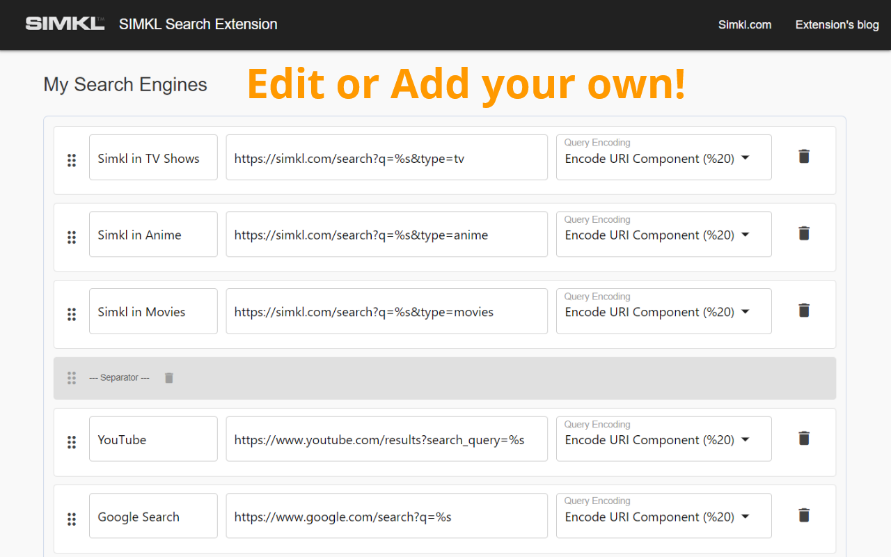 Simkl Search - Select and Search chrome谷歌浏览器插件_扩展第4张截图