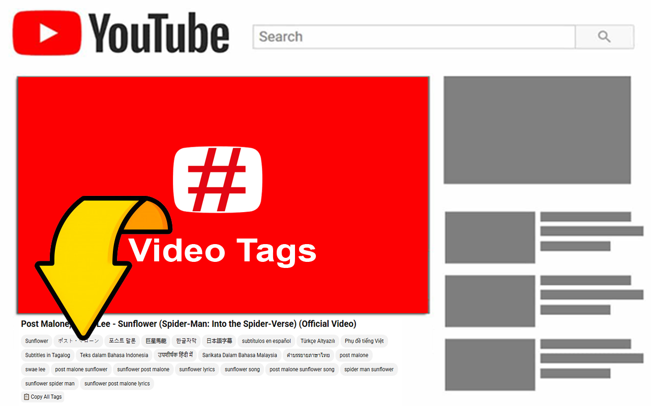 Tags for YouTube™ chrome谷歌浏览器插件_扩展第2张截图