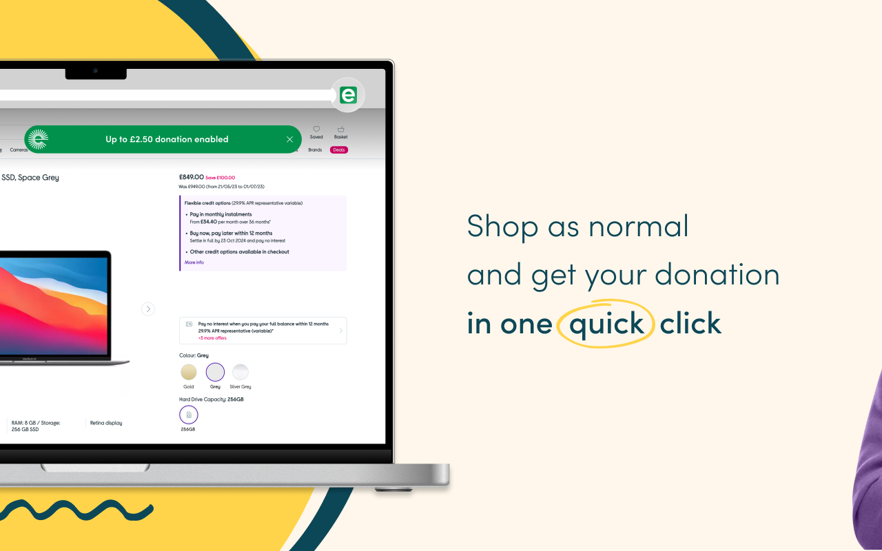 easyfundraising Donation Reminder chrome谷歌浏览器插件_扩展第2张截图