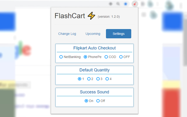 FlashCart chrome谷歌浏览器插件_扩展第3张截图