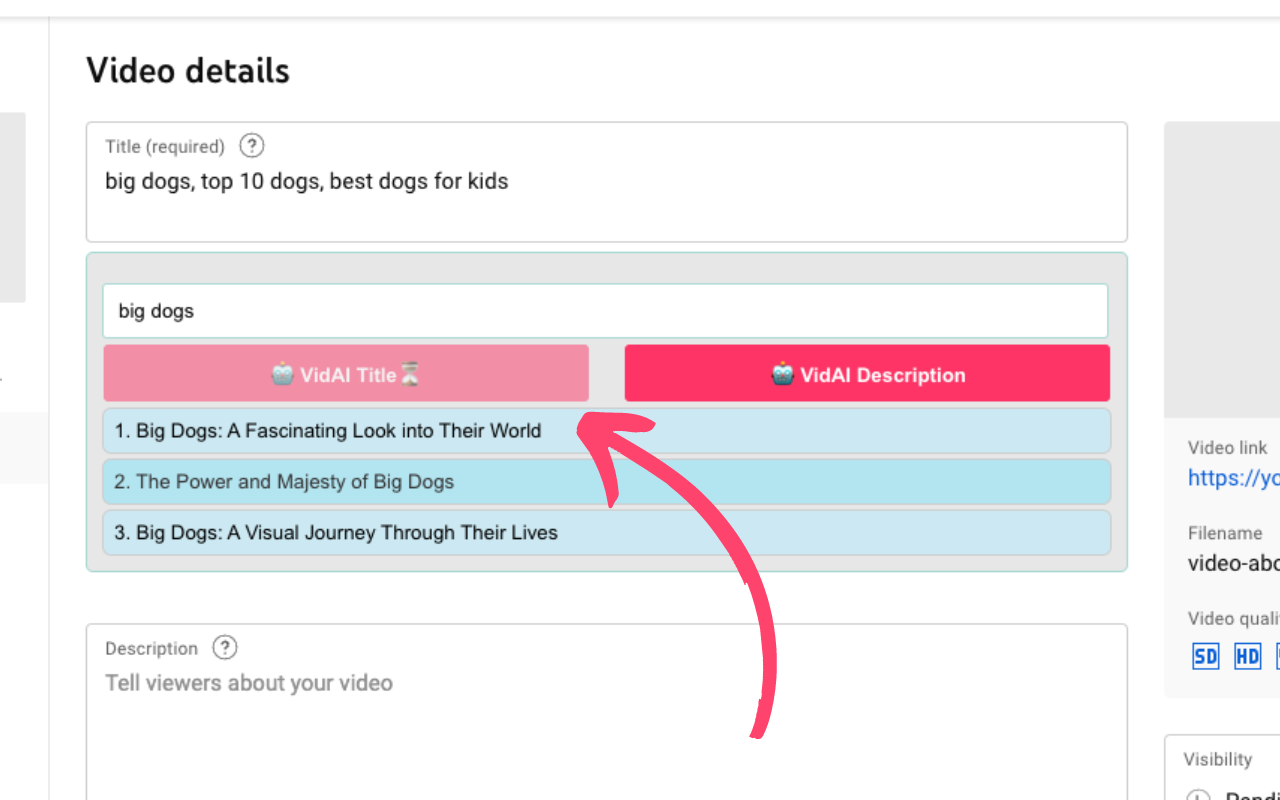 VidAI chrome谷歌浏览器插件_扩展第2张截图