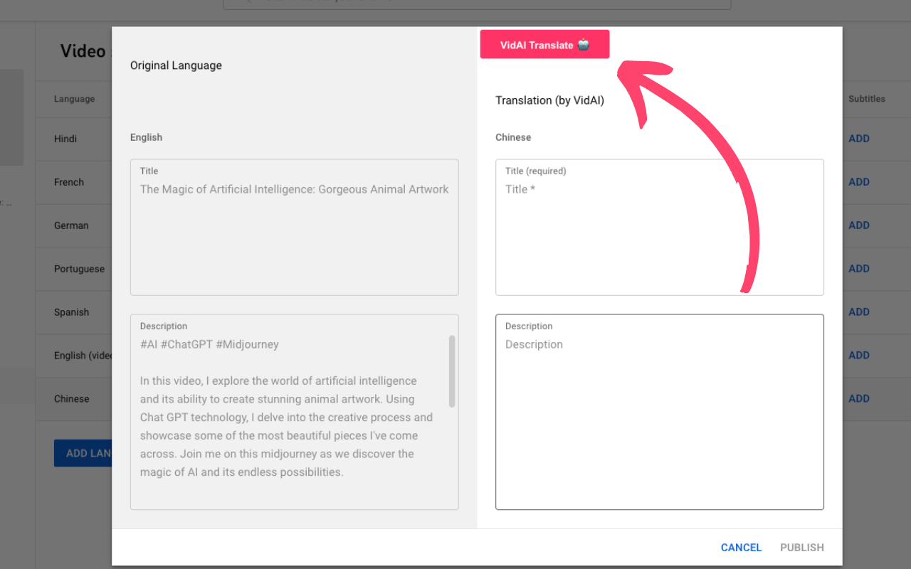 VidAI chrome谷歌浏览器插件_扩展第3张截图