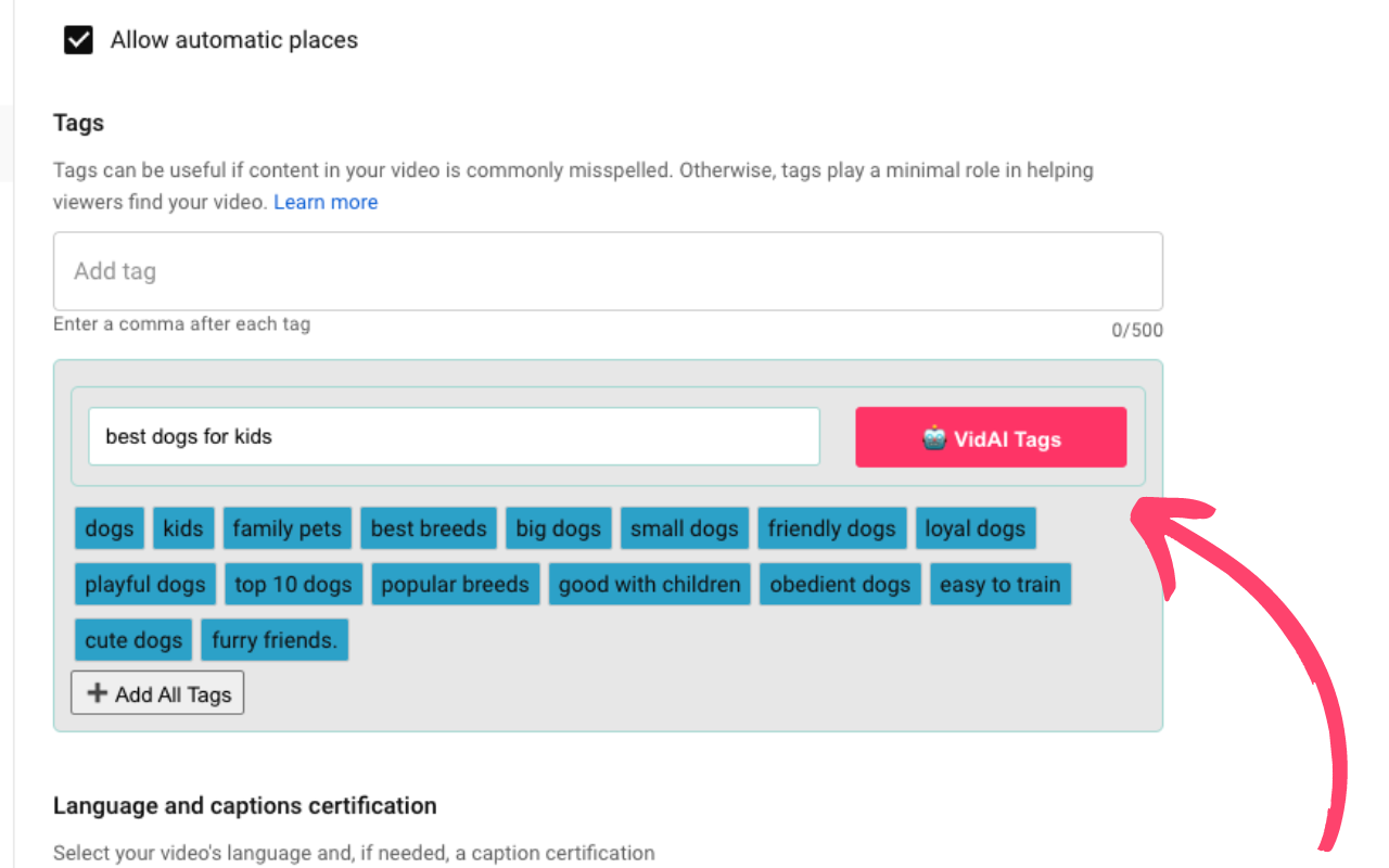 VidAI chrome谷歌浏览器插件_扩展第4张截图