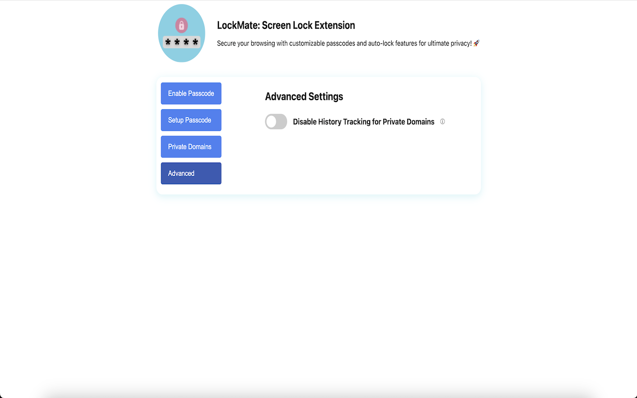 LockMate: Screen Lock Extension chrome谷歌浏览器插件_扩展第1张截图