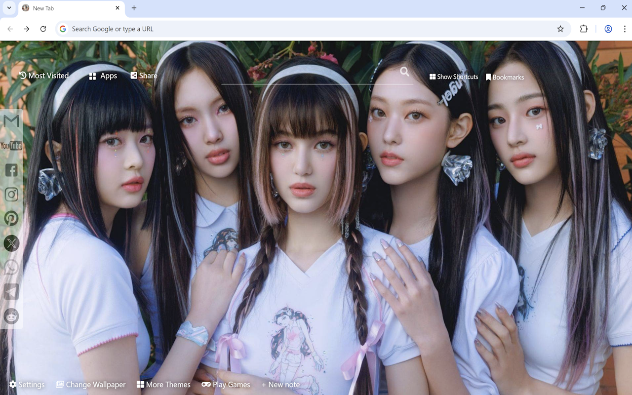 NewJeans Wallpaper chrome谷歌浏览器插件_扩展第1张截图