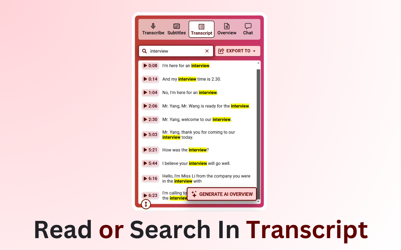 Tubelator: AI Subtitles, Summaries & Transcript Export for YouTube chrome谷歌浏览器插件_扩展第5张截图