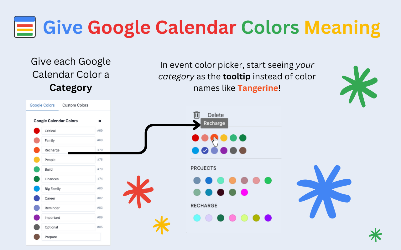 Calendar Color chrome谷歌浏览器插件_扩展第3张截图