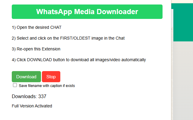 WA Media & Documents Downloader chrome谷歌浏览器插件_扩展第1张截图