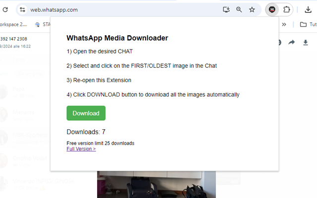 WA Media & Documents Downloader chrome谷歌浏览器插件_扩展第2张截图