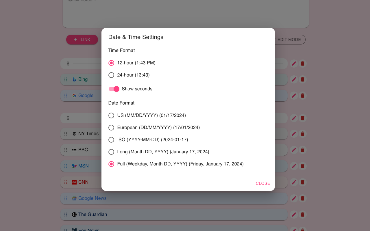 Awesome New Tab chrome谷歌浏览器插件_扩展第5张截图