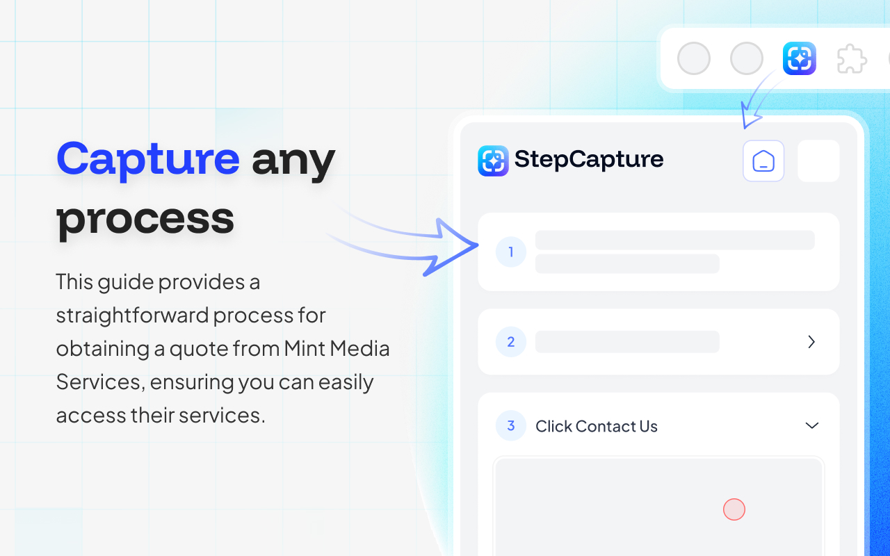 StepCapture: Create guides with screenshots in minutes chrome谷歌浏览器插件_扩展第3张截图
