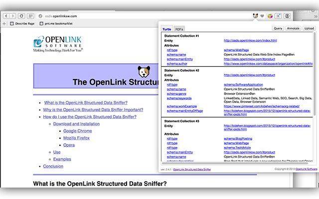 OpenLink Structured Data Sniffer chrome谷歌浏览器插件_扩展第2张截图