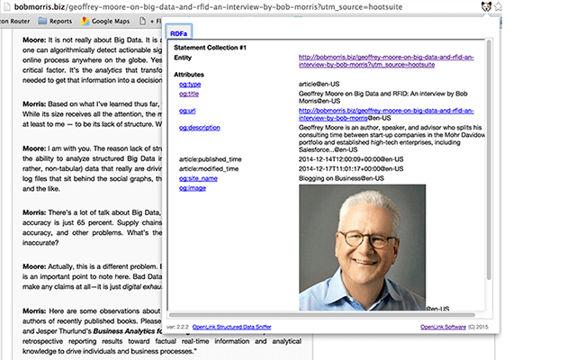 OpenLink Structured Data Sniffer chrome谷歌浏览器插件_扩展第3张截图