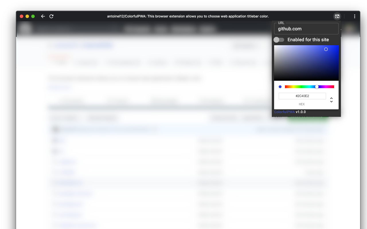 ColorfulPWA chrome谷歌浏览器插件_扩展第2张截图