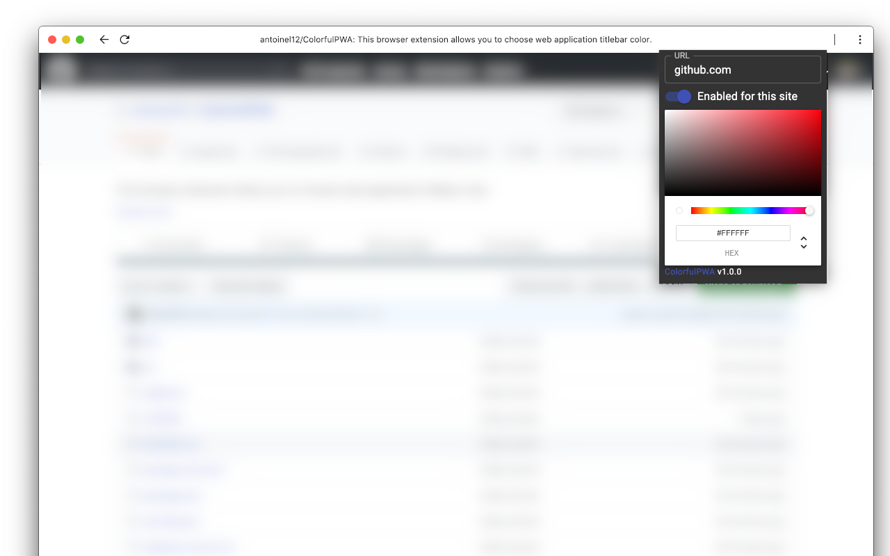 ColorfulPWA chrome谷歌浏览器插件_扩展第3张截图