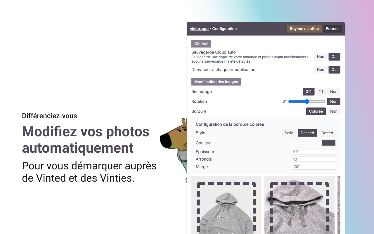 Vintex — Votre assistant Vinted Bot chrome谷歌浏览器插件_扩展第2张截图