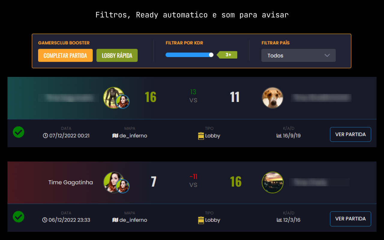 GamersClub Booster chrome谷歌浏览器插件_扩展第2张截图