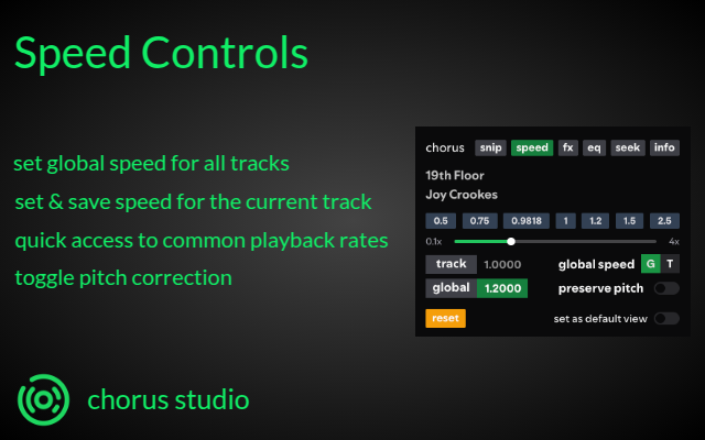 Chorus - Spotify Enhancer chrome谷歌浏览器插件_扩展第2张截图