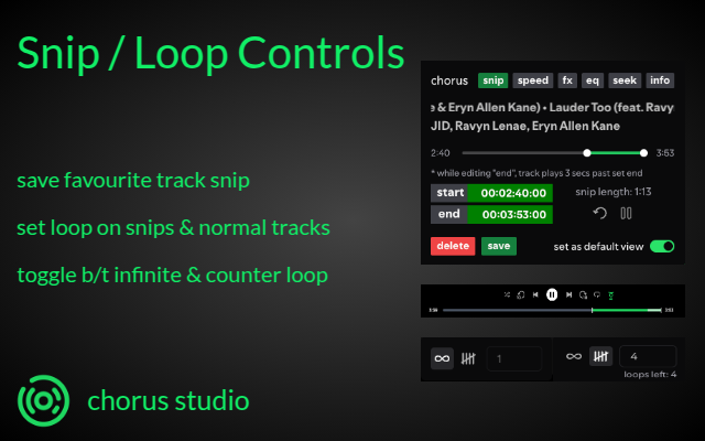 Chorus - Spotify Enhancer chrome谷歌浏览器插件_扩展第4张截图
