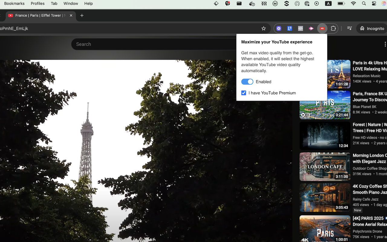 AutoMax YouTube Quality chrome谷歌浏览器插件_扩展第1张截图