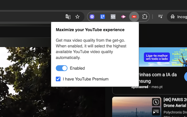 AutoMax YouTube Quality chrome谷歌浏览器插件_扩展第2张截图