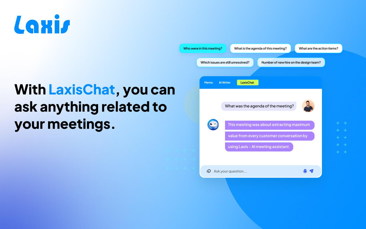 Laxis: Google Meet Transcription & AI Summary chrome谷歌浏览器插件_扩展第3张截图