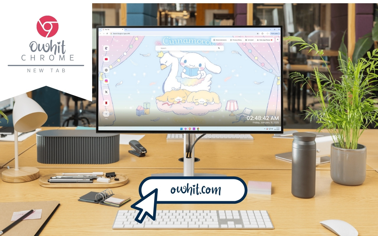 Cinnamoroll Wallpaper chrome谷歌浏览器插件_扩展第4张截图