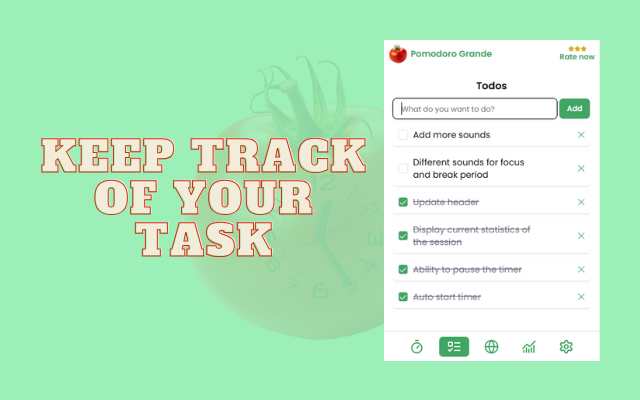 Pomodoro Grande: Advanced Pomodoro Timer chrome谷歌浏览器插件_扩展第3张截图