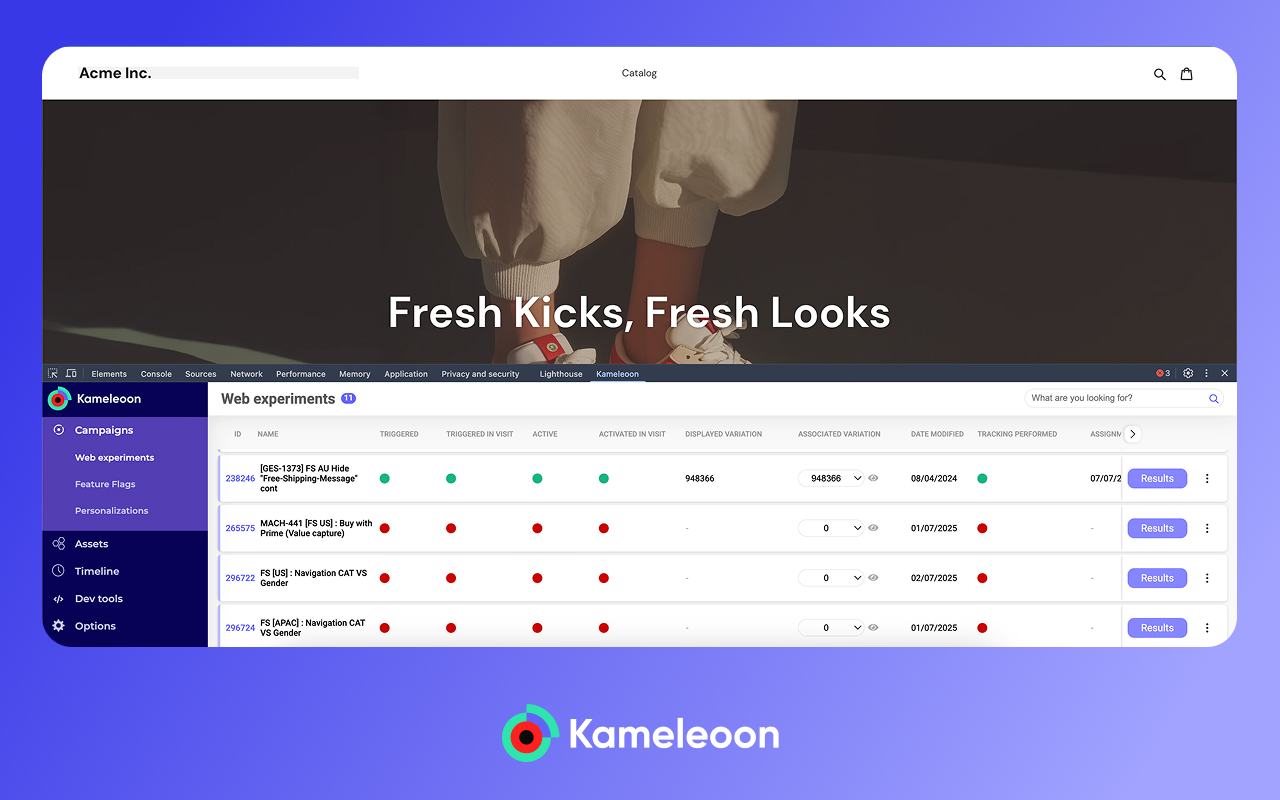 Kameleoon Debug Assistant chrome谷歌浏览器插件_扩展第3张截图