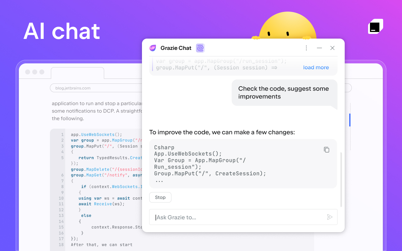 JetBrains Grazie: AI Writing Companion chrome谷歌浏览器插件_扩展第2张截图