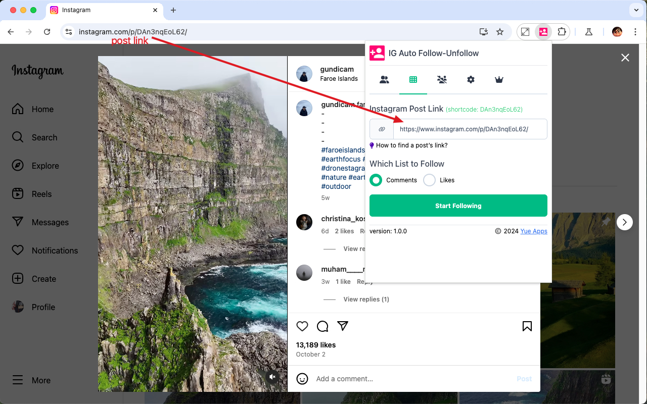 IG Auto Follow chrome谷歌浏览器插件_扩展第4张截图
