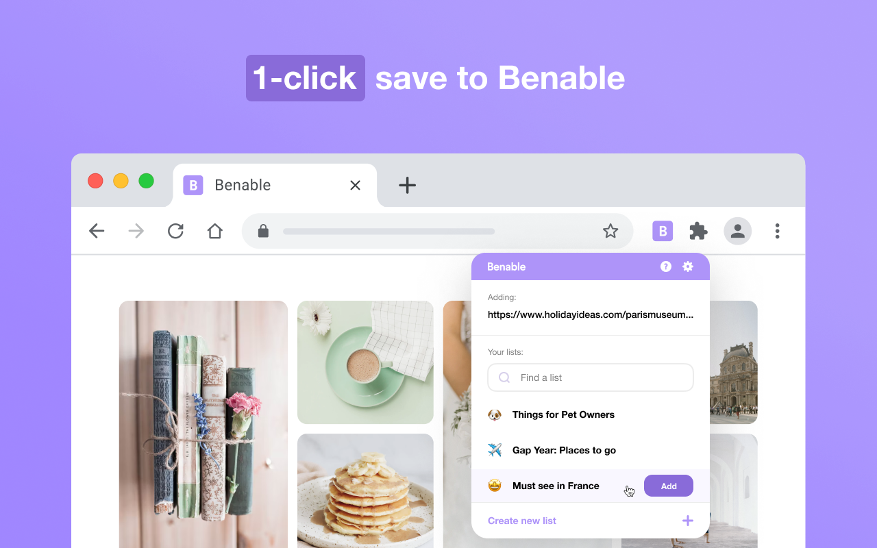 Benable chrome谷歌浏览器插件_扩展第2张截图