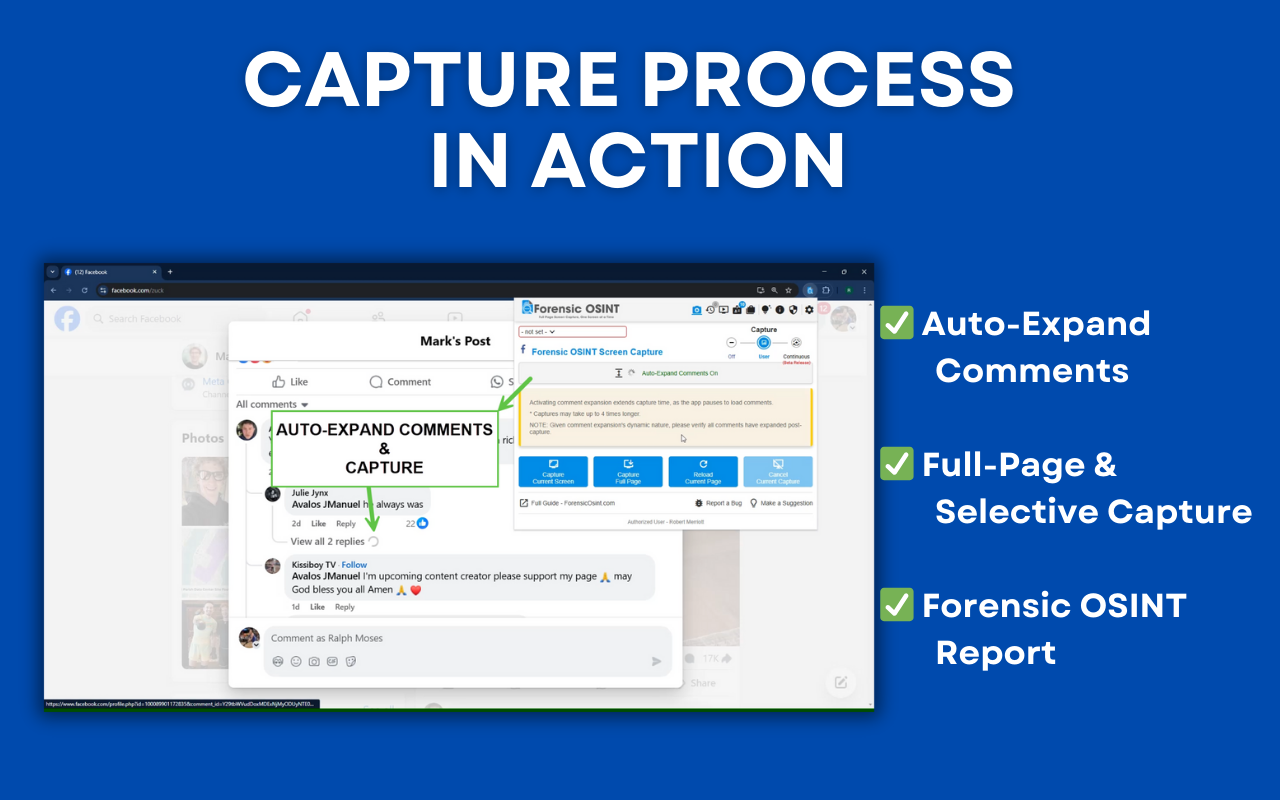 Forensic OSINT Full Page Screen Capture chrome谷歌浏览器插件_扩展第3张截图