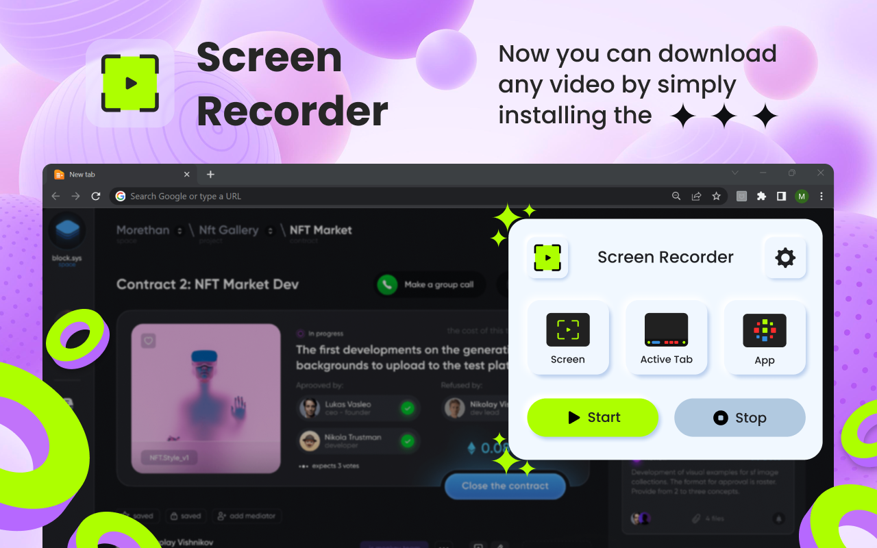 Screen Recorder chrome谷歌浏览器插件_扩展第2张截图