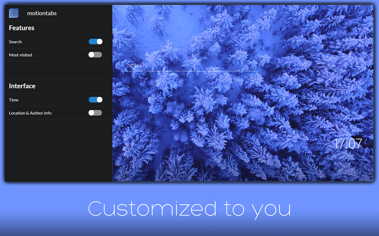 Motiontabs - Best Live Wallpaper Experience chrome谷歌浏览器插件_扩展第1张截图