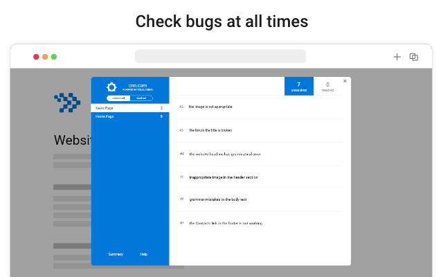 Visual Debug - feedback collection tool chrome谷歌浏览器插件_扩展第1张截图
